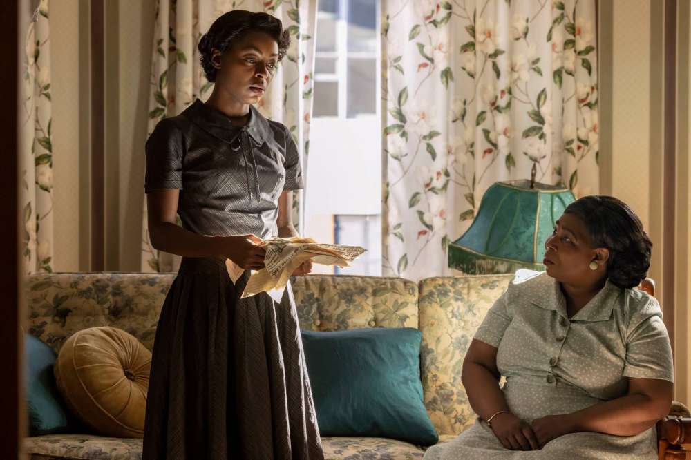 (L to R) Danielle Deadwyler as Mamie Till Mobley and Whoopi Goldberg as Alma Carthan in TILL, directed by Chinonye Chukwu, released by Orion Pictures.
Credit: Lynsey Weatherspoon / Orion Pictures ...